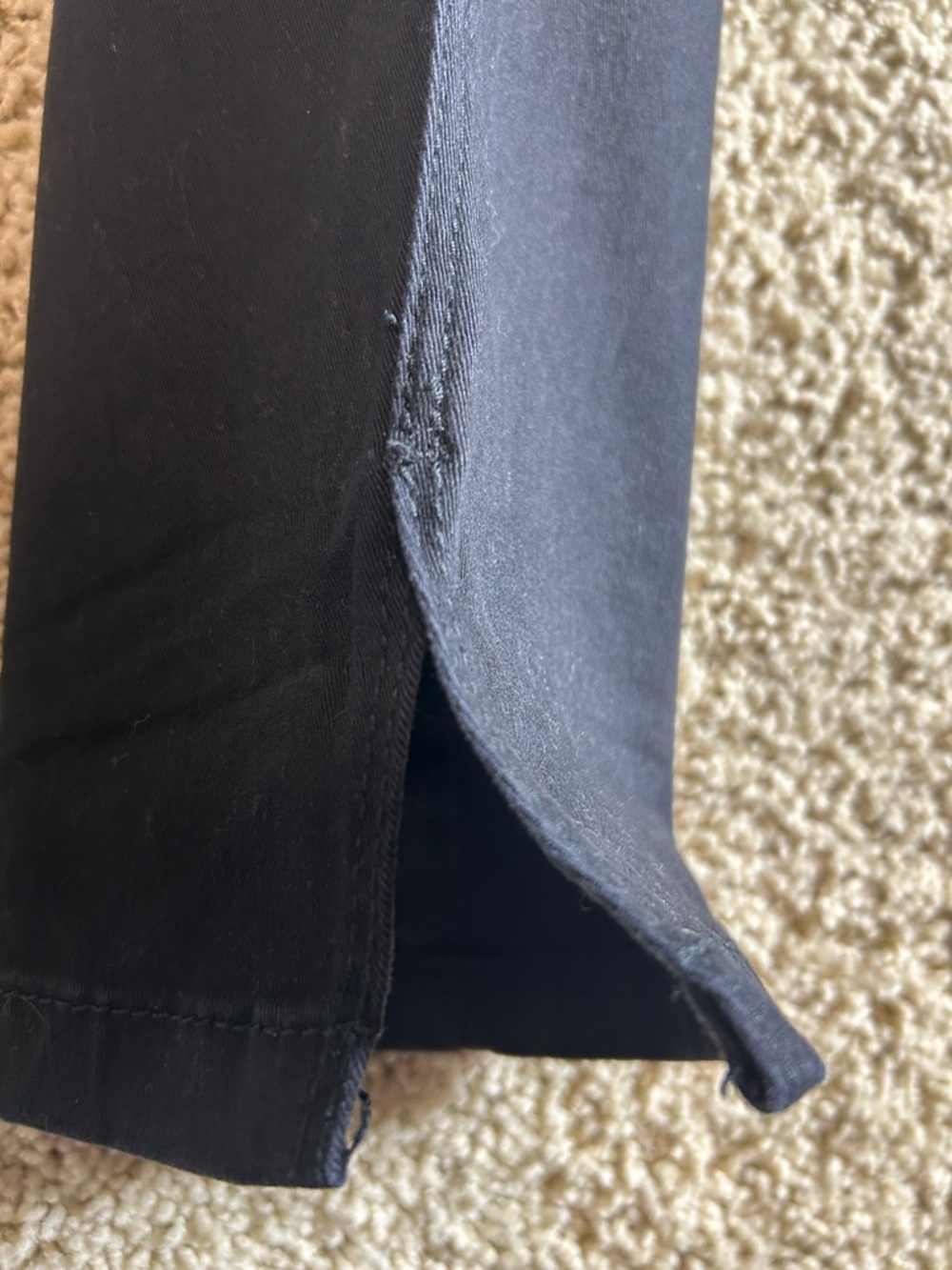 White House Black Market Women’s Black Skimmer Pants Jeans, Size 12 - Picture 8 of 9